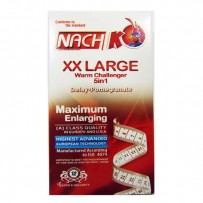 خرید آنلاین کاندوم سایز بزرگ ناچ تاخیری اناری شفاف NACH XX Large Condome Delay and Pomegranate